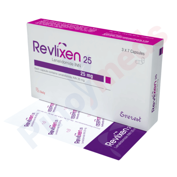 Revlixen lenalidomide 25 mg capsule