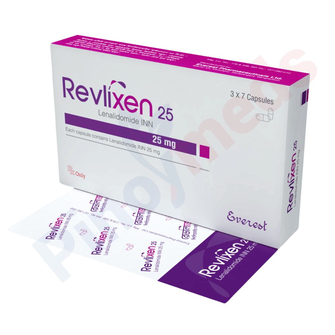 Revlixen lenalidomide 25 mg capsule