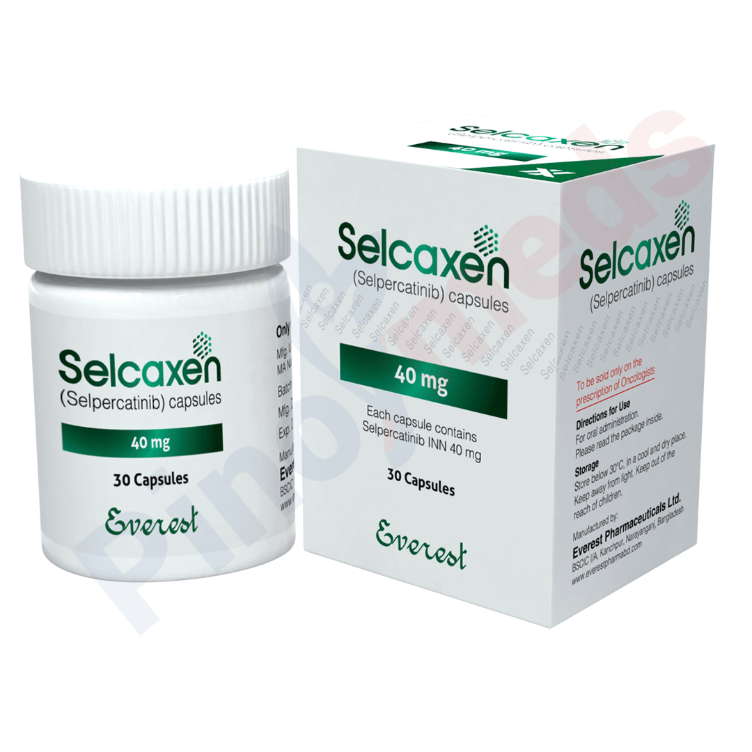 Selcaxen selpercatinib 40 mg capsule