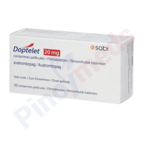 Doptelet avatrombopag 20 mg tablet