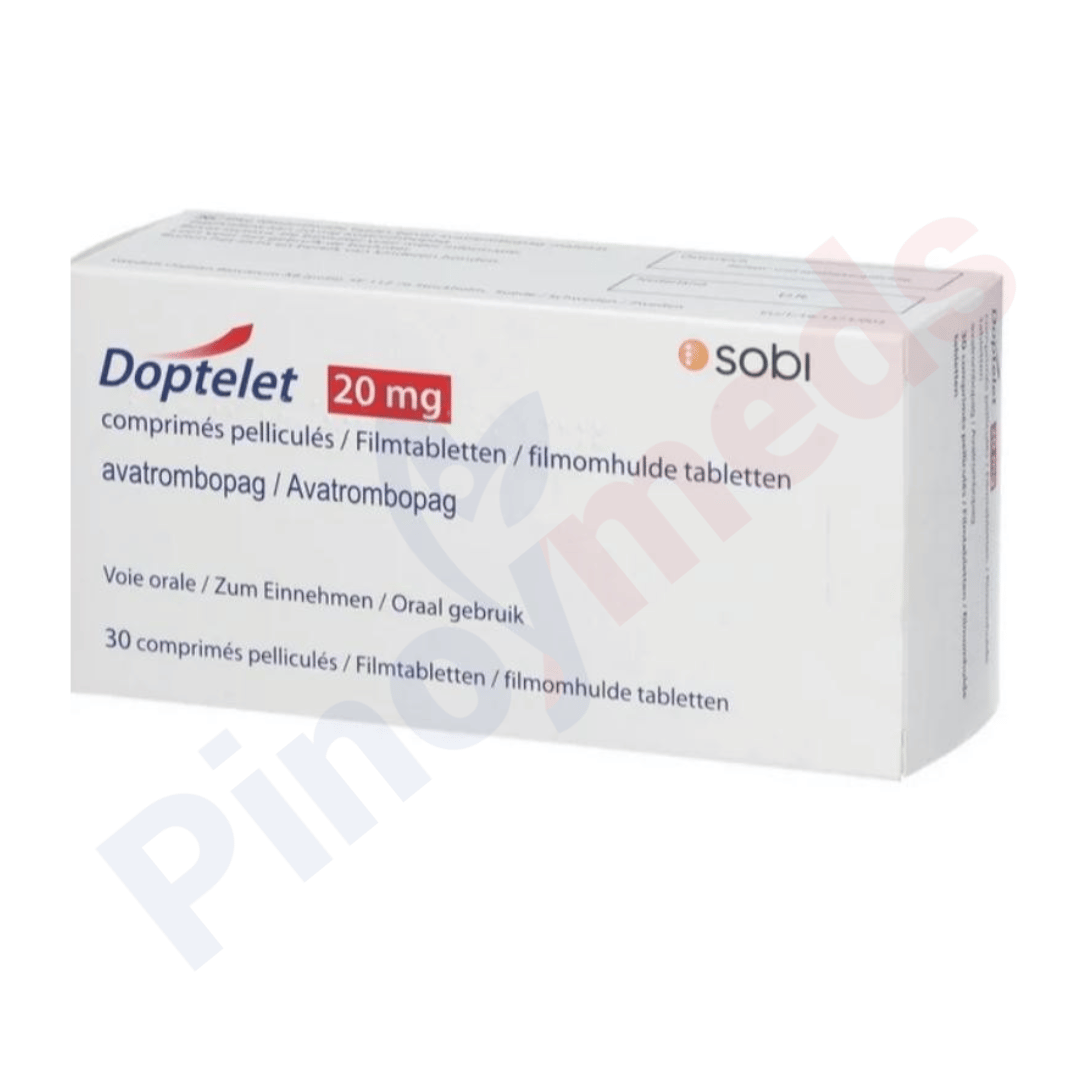 Doptelet avatrombopag 20 mg tablet