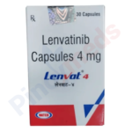 Lenvat Lenvatinib 4 mg Capsule box
