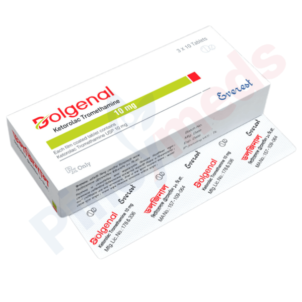 Dolgenal ketorolac tromethamine 10 mg tablet