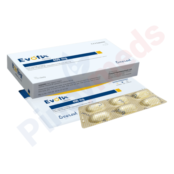 Evofix cefixime 400 mg capsule