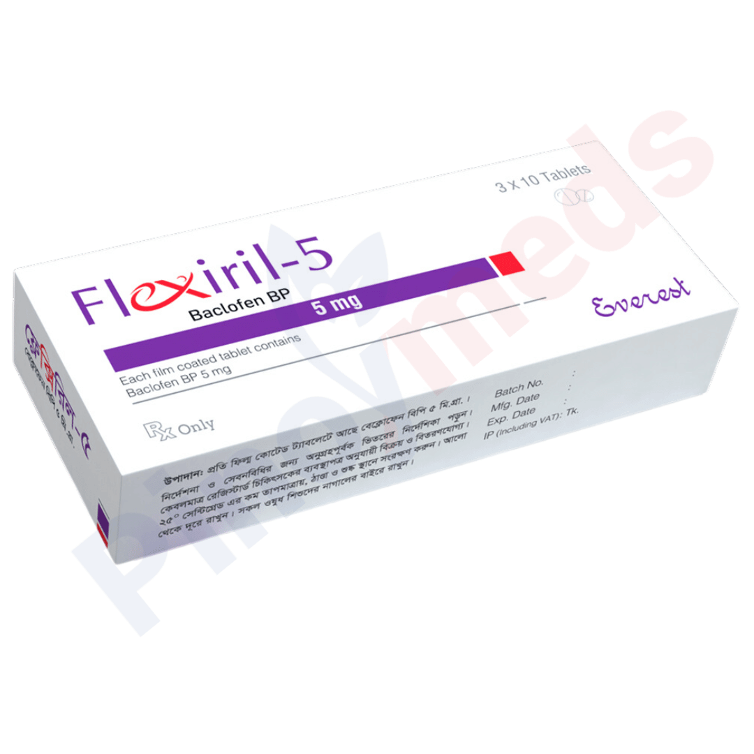Flexiril baclofen 5 mg tablet