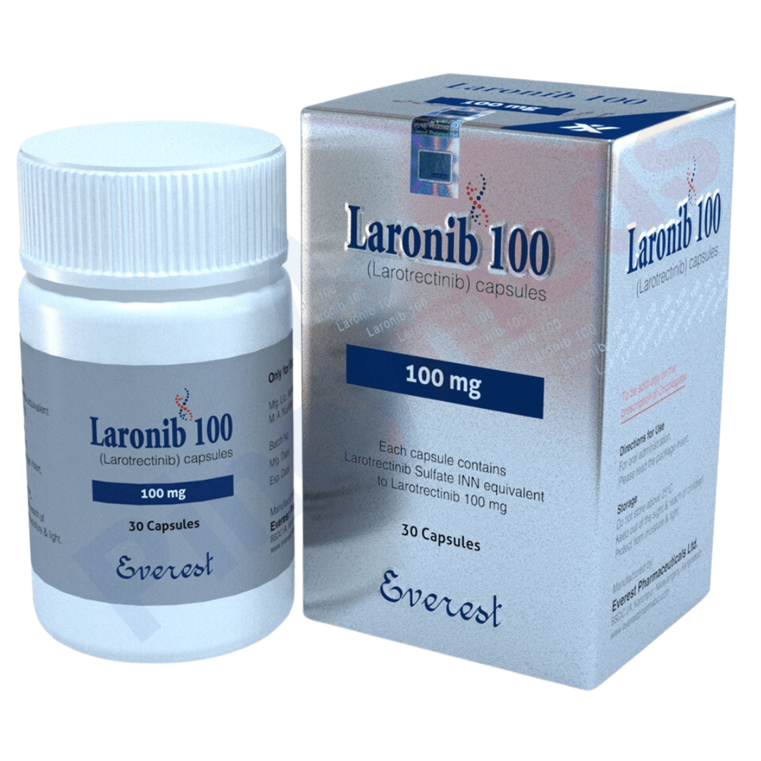 Laronib larotrectinib 100 mg capsule