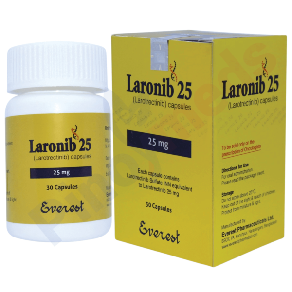 Laronib larotrectinib 25 mg capsule