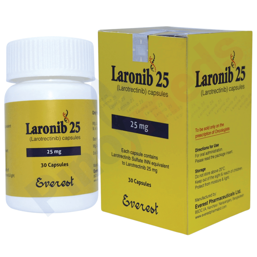 Laronib larotrectinib 25 mg capsule