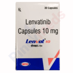 Lenvat 10 mg Capsule box