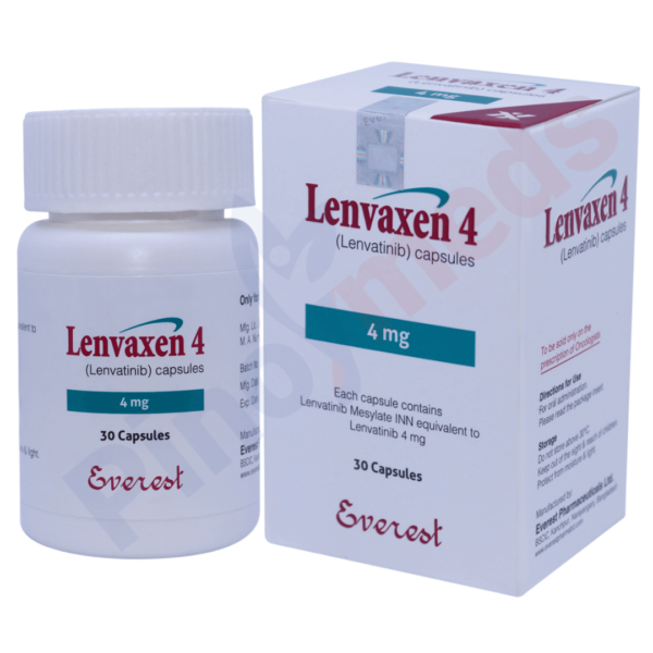 Lenvaxen lenvatinib 4 mg capsule