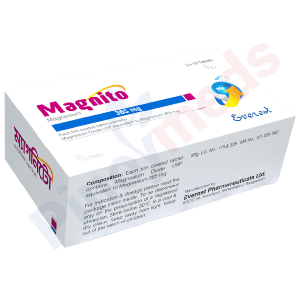Magnito magnesium 365 mg tablet