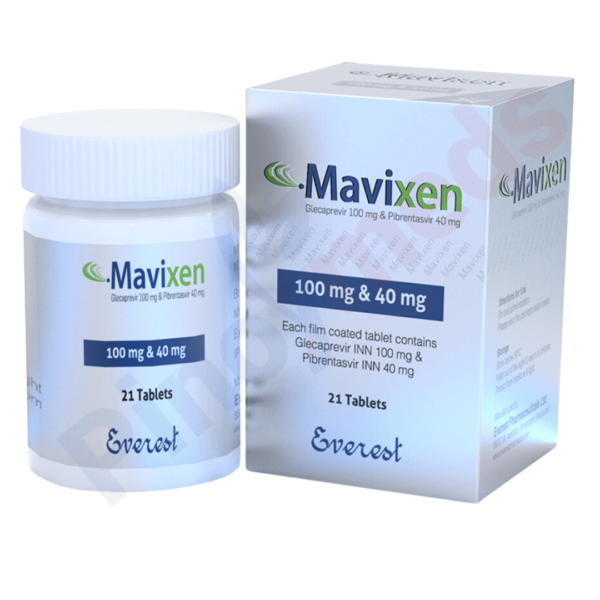 Mavixen glecaprevir & pibrentasvir 140 mg tablet