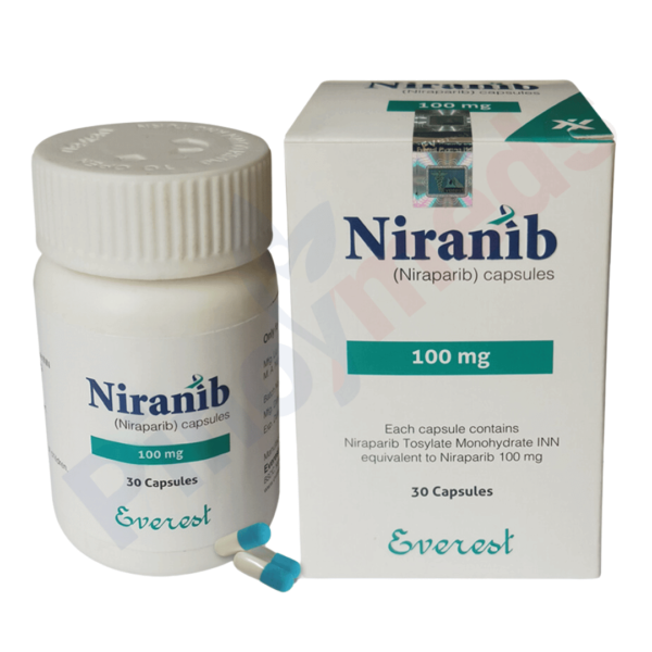 Niranib niraparib 100 mg capsule