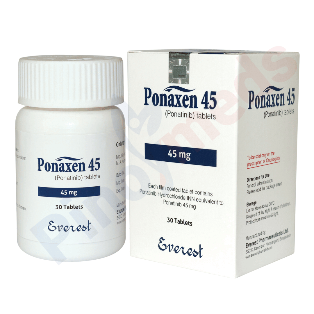Ponaxen ponatinib 45 mg tablet