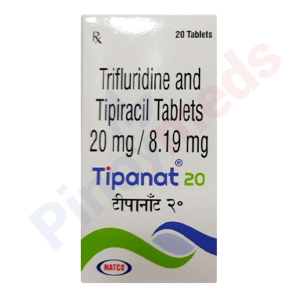Tipanat Trifluridine and Tipiracil 20 mg Tablet