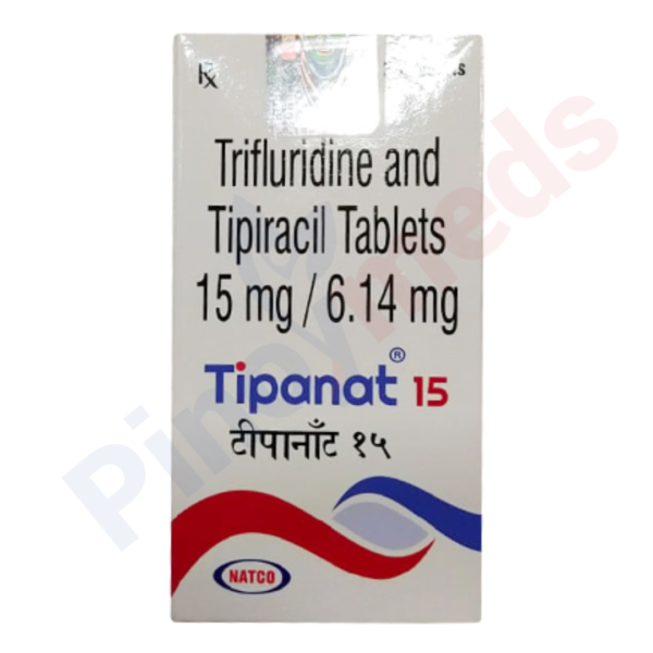 Tipanat Trifluridine and Tipiracil 15 mg Tablet