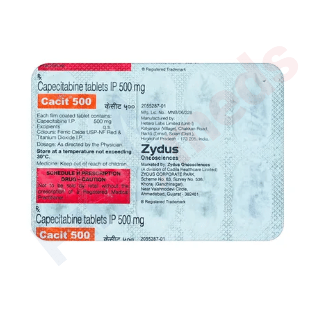 Cacit Capecitabine 500 mg Capsule