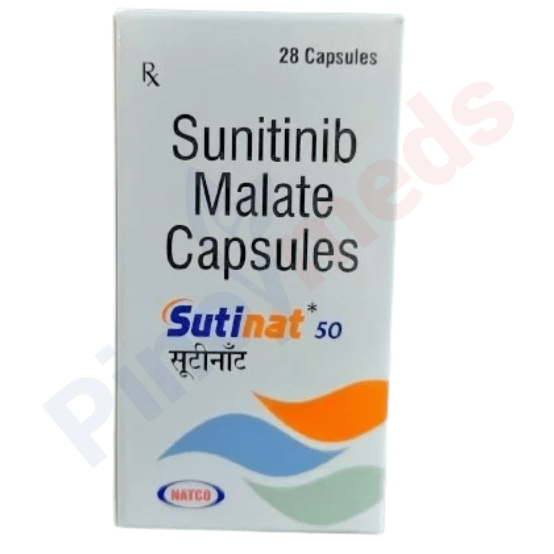 Sutinat Sunitinib 50 mg Capsule