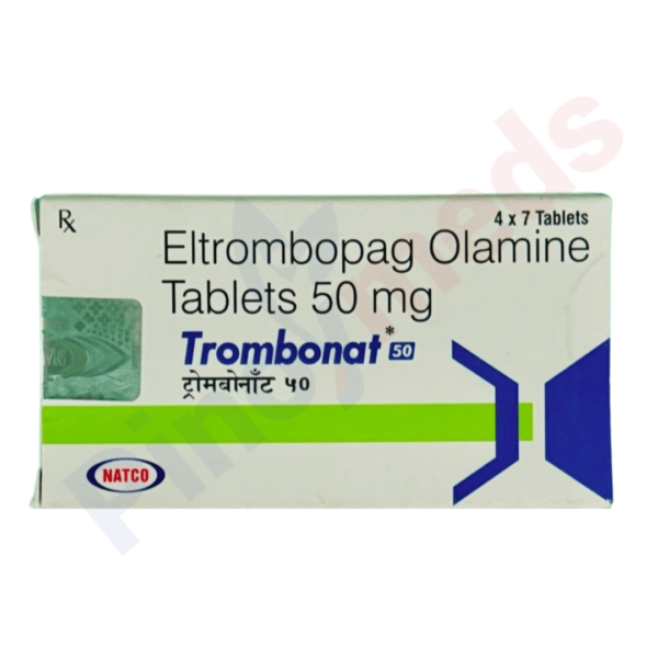 Trombonat Eltrombopag 50 mg Tablet