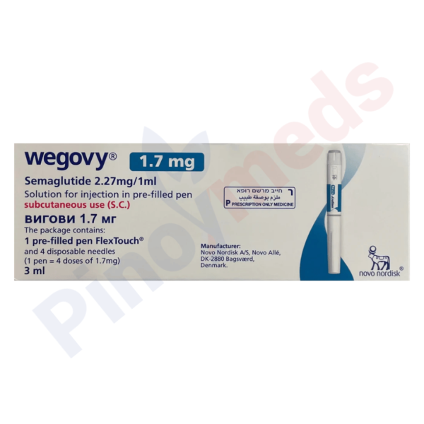 Wegovy 1.7 mg Pre-Filled Pen