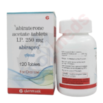 Abirapro 250 mg Tablet Bottle - 30 Count Pack of Abiraterone Acetate for Advanced Prostate Cancer