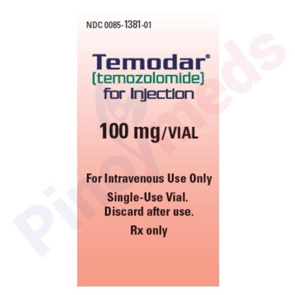 Temodar 100mg Vial Image