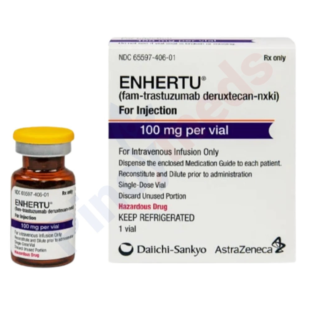 Enhertu 100 mg injection for HER2-positive breast cancer treatment
