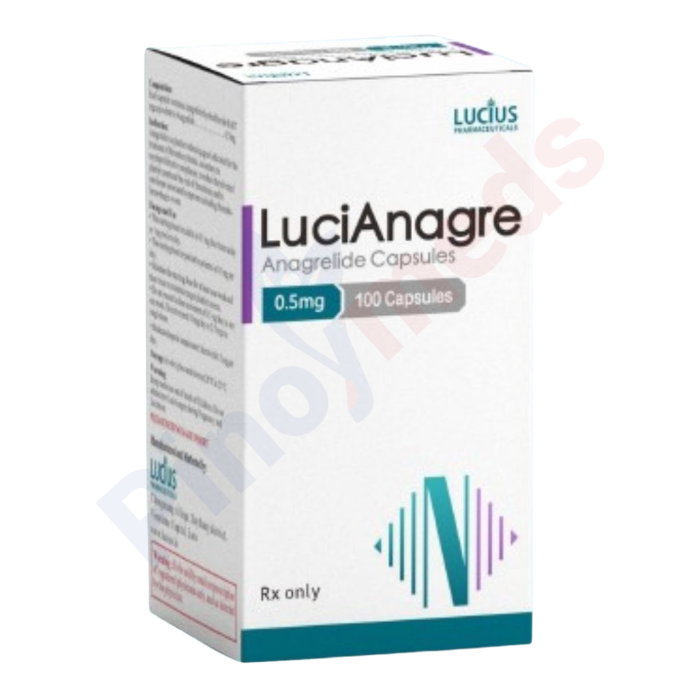LuciAnagre 0.5 mg capsule for thrombocythemia management