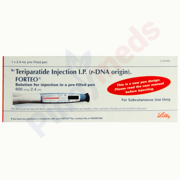 Forteo prefilled injection pen for osteoporosis treatment