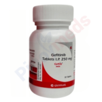 Geftib 250 mg Tablet contains Gefitinib, used for non-small cell lung cancer treatment.