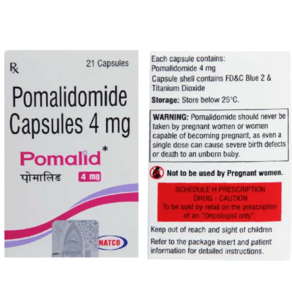 Pomalid 4 mg Capsule - affordable generic pomalidomide for cancer patients in the Philippines