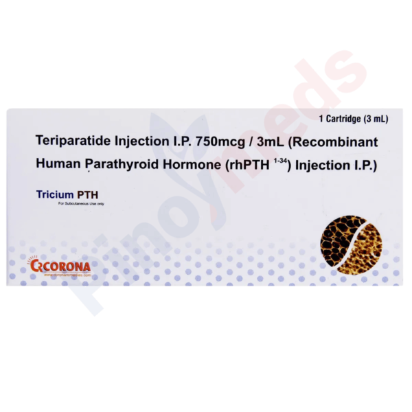 Tricium PTH Injection for parathyroid disorders – pre-filled syringe