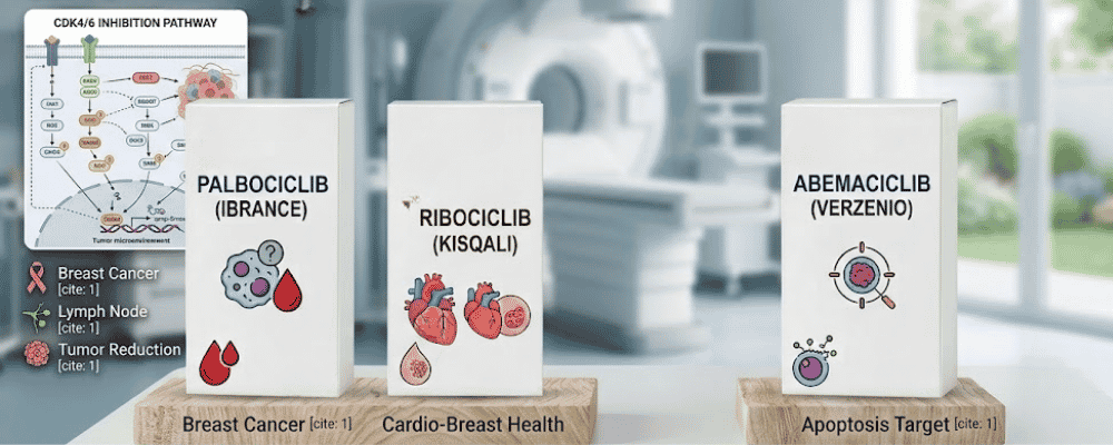 CDK46 Inhibitors for Breast Cancer Palbociclib vs. Ribociclib vs. Abemaciclib
